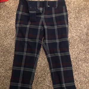 Limited Crop plaid dress pants